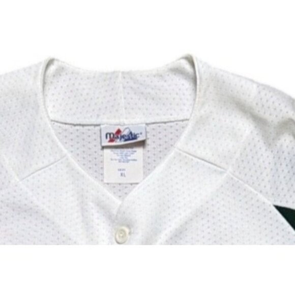 vintage Dallas Stars 99 Stanley Cup Champions BASEBALL jersey Majestic XL green - Picture 3 of 10